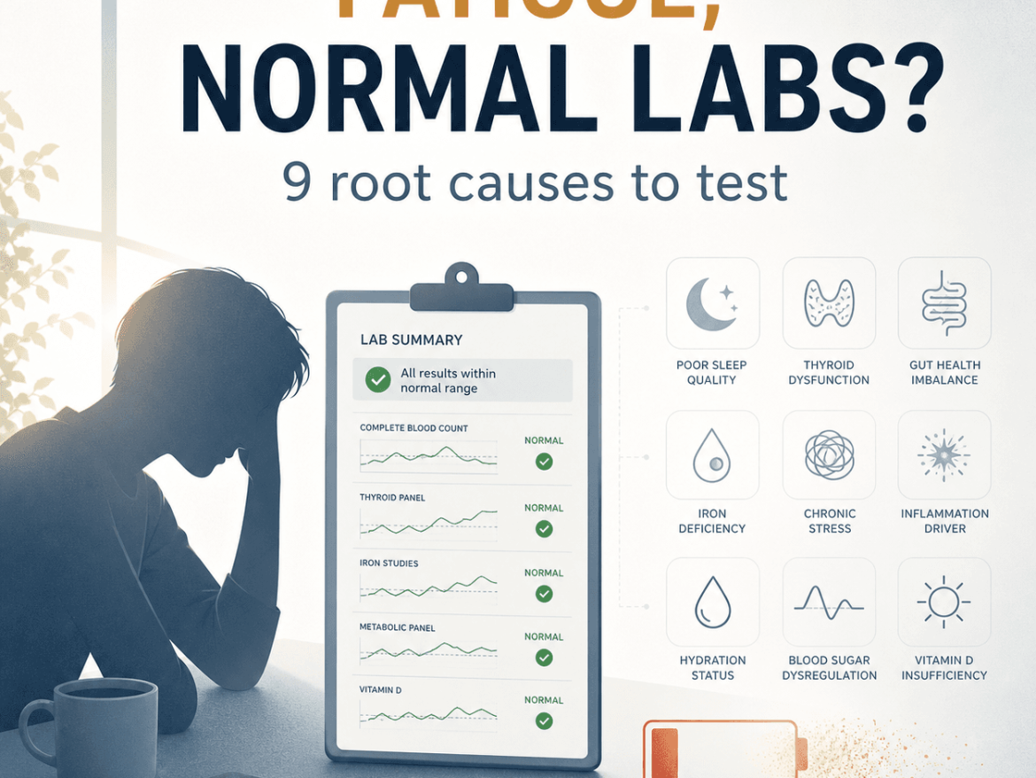 Fatigue but “Labs Normal”? 9 Root Causes to Test