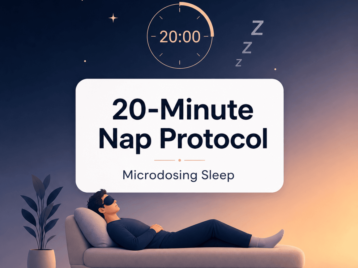 Microdosing Sleep: The Best 20-Min Nap Protocol
