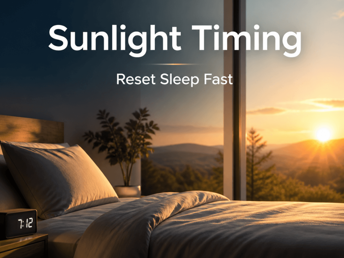 Sunlight Timing: The Fastest Way to Reset Sleep