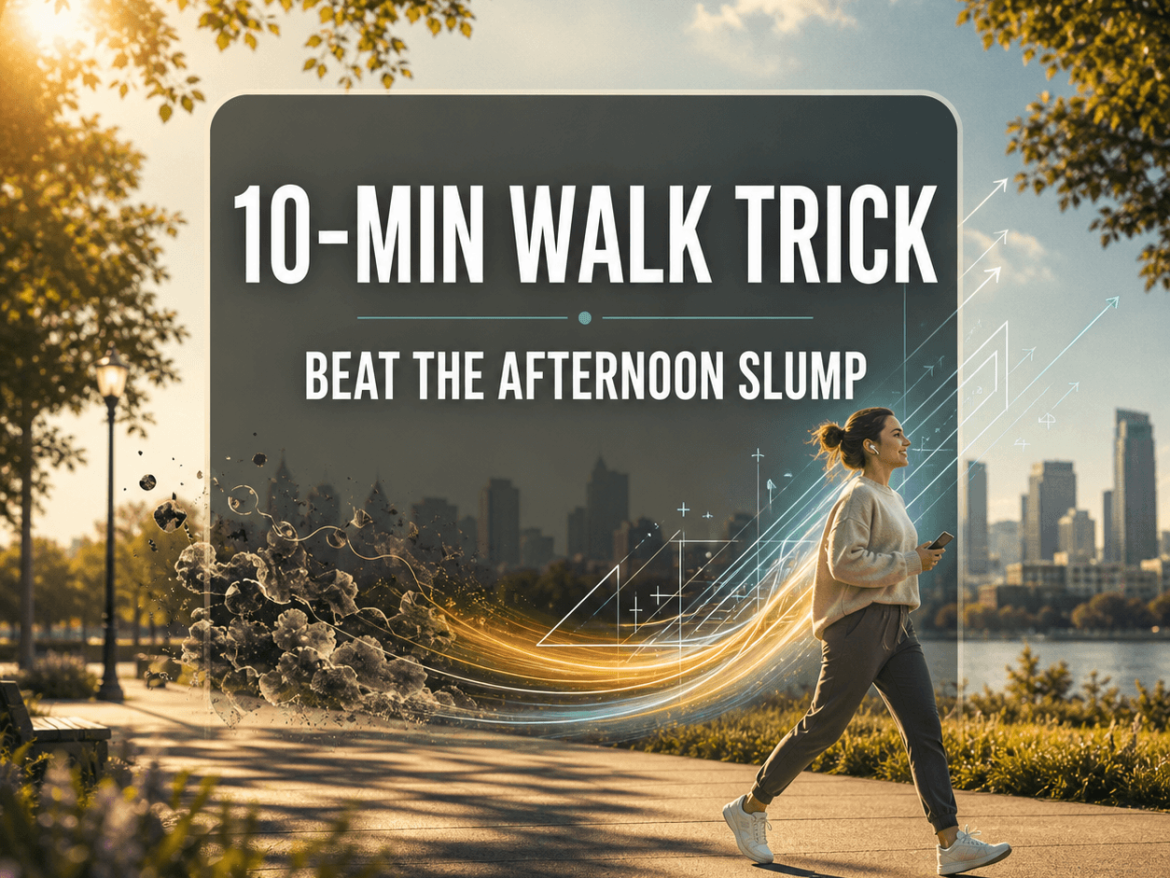 The 10-Min Walk Trick That Fixes Afternoon Slumps