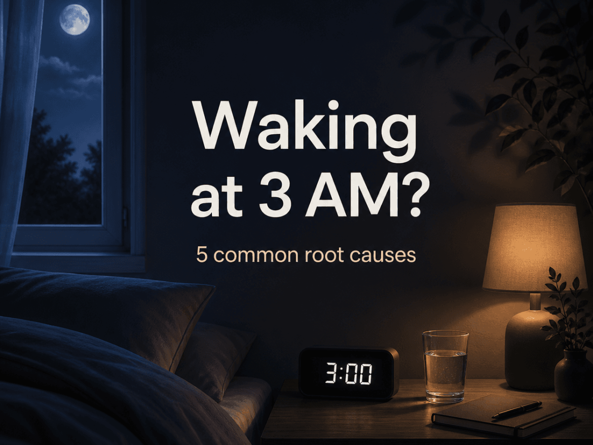Waking at 3 AM? The 5 Most Common Root Causes