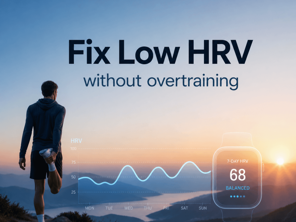 How to fix low HRV without overtraining