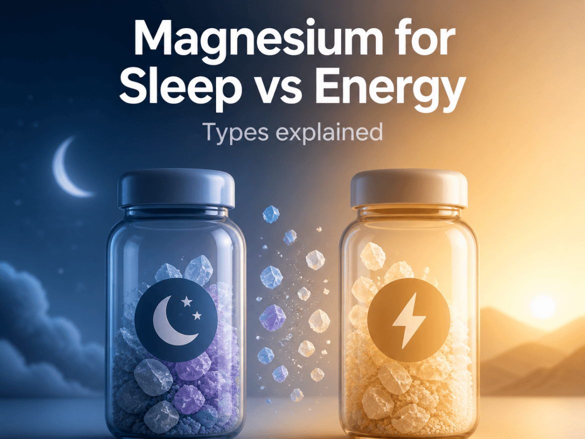 Magnesium types explained: which one for sleep vs energy