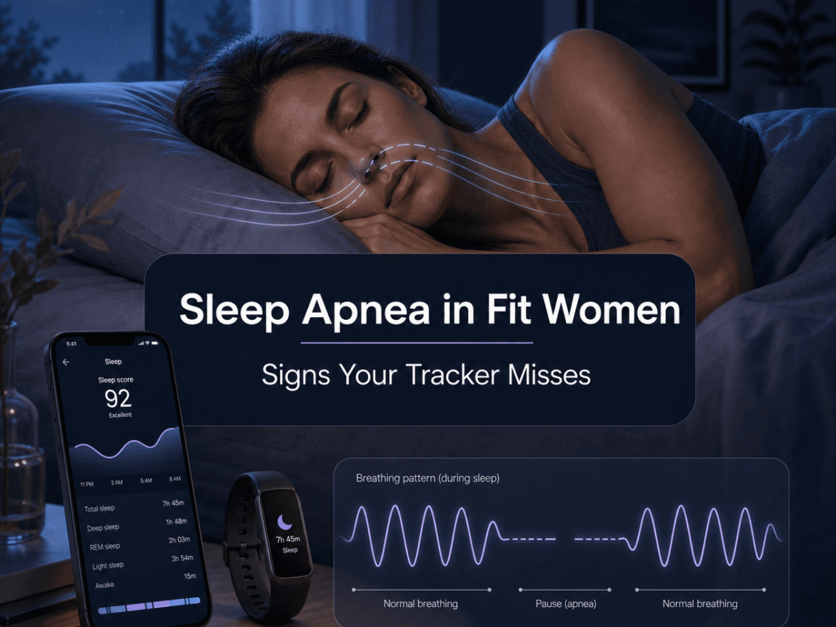 Sleep apnea in fit women: signs your tracker misses