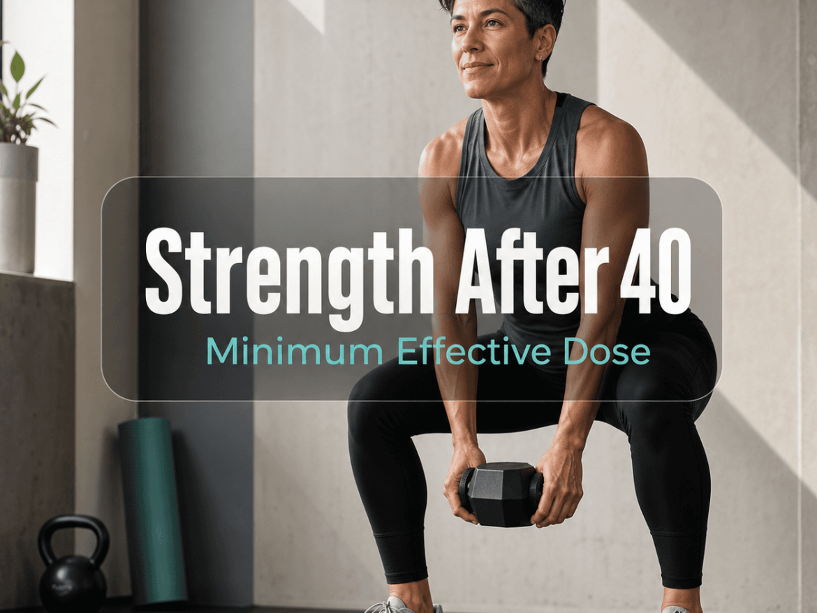 Strength Training After 40: The Minimum Effective Dose