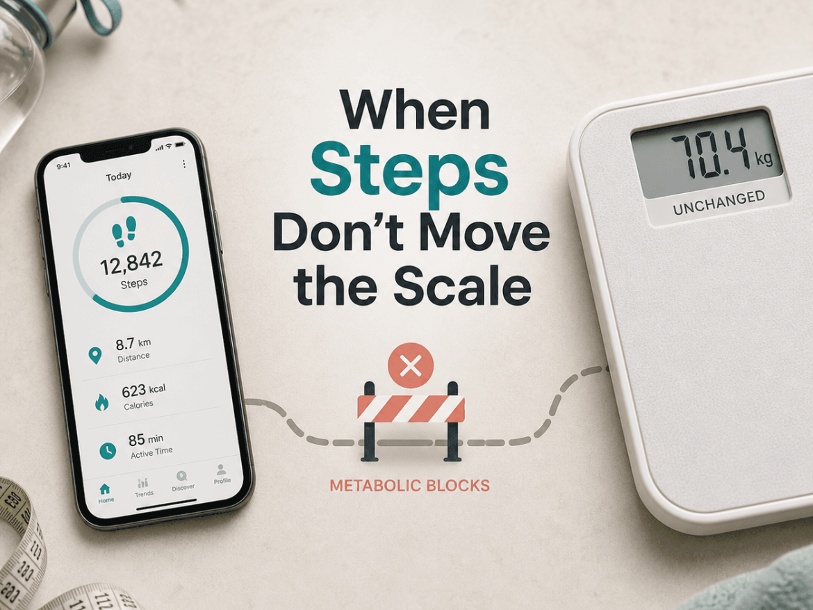 Why your steps aren’t helping weight loss (metabolic blocks)