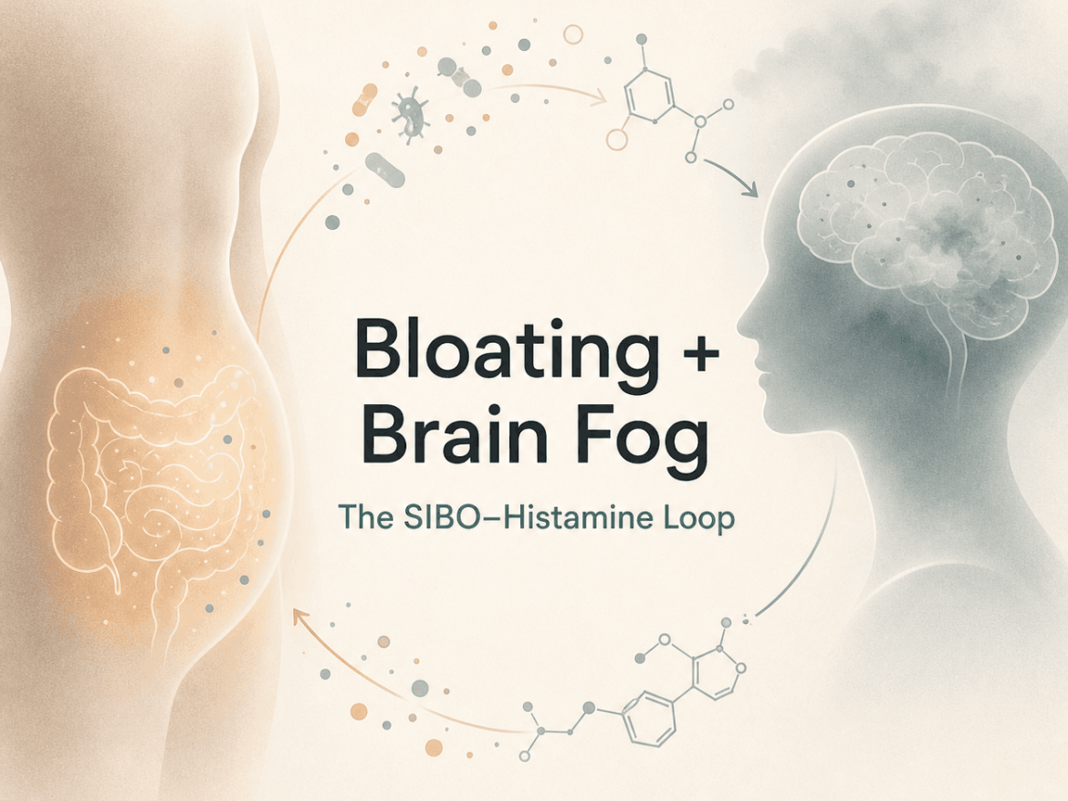 Bloating + Brain Fog: The SIBO–Histamine Loop
